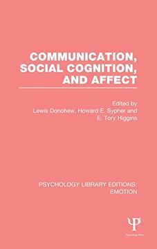 portada Communication, Social Cognition, and Affect (Ple: Emotion) (Psychology Library Editions: Emotion) (en Inglés)