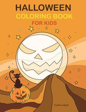 portada Halloween Coloring Book for Kids: Large Print Coloring Activity Book for Children and Seniors (in English)