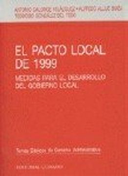 portada Pacto local de 1999. medidas para el desarrollo del gobierno local