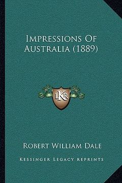portada impressions of australia (1889) (en Inglés)