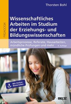 portada Wissenschaftliches Arbeiten im Studium der Erziehungs- und Bildungswissenschaften (in German)