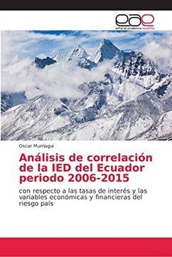 portada Análisis de Correlación de la ied del Ecuador Periodo 2006-2015