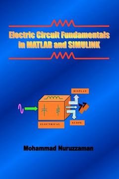 portada electric circuit fundamentals in matlab and simulink