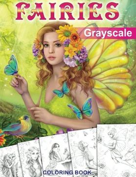 portada Fairies. GRAYSCALE Coloring Book: Coloring Book for Adults (en Inglés)