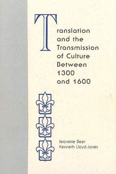 portada Translation and Transmission of Culture