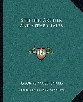 portada stephen archer and other tales (en Inglés)