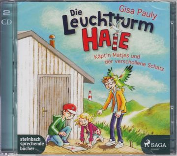 portada Die Leuchtturm Haie Band 4 ~ Käpt n Matjes und der Verschollene Schatz (2 Audio cds - Hörbuch): Gelesen von Benedikt Weber. (in German)