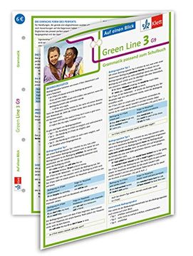 portada Klett Green Line 3 g9 Klasse 7 - auf Einen Blick: Grammatik Passend zum Schulbuch (en Alemán)