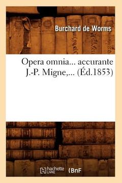 portada Opera Omnia, Accurante J.-P. Migne (Éd.1853) (en Francés)
