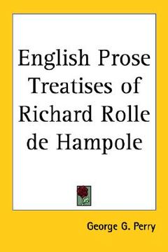 portada english prose treatises of richard rolle de hampole (en Inglés)