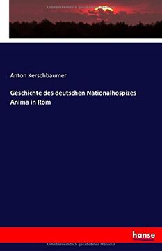 portada Geschichte des deutschen Nationalhospizes Anima in Rom
