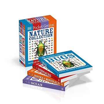 portada Pocket Genius Nature Collection 4-Book box set (en Inglés)