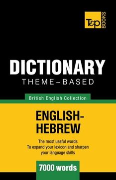 portada Theme-based dictionary British English-Hebrew - 7000 words