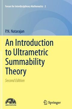 portada An Introduction to Ultrametric Summability Theory (in English)
