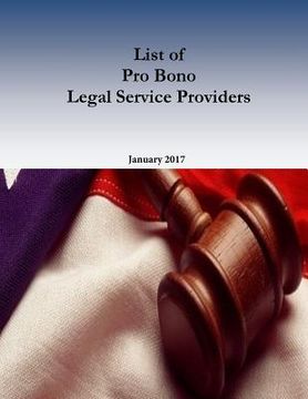 portada List of Pro Bono Legal Service Providers
