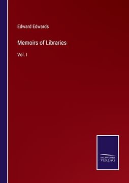 portada Memoirs of Libraries: Vol. I (en Inglés)