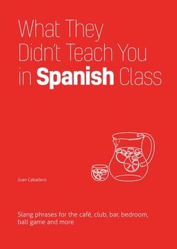 portada What They Didn'T Teach you in Spanish Class: Slang Phrases for the Cafe, Club, Bar, Bedroom, Ball Game and More (en Inglés)