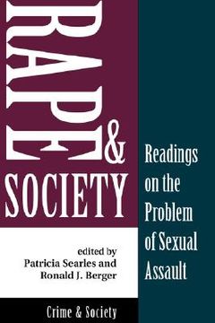 portada rape and society: readings on the problem of sexual assault (in English)