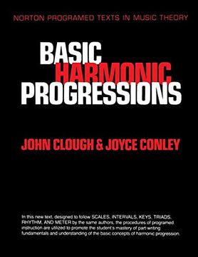 portada Basic Harmonic Progressions: A Self-Instruction Programme (Norton Programmed Texts in Music Theory) (en Inglés)
