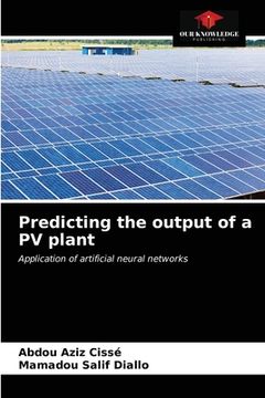 portada Predicting the output of a PV plant (en Inglés)
