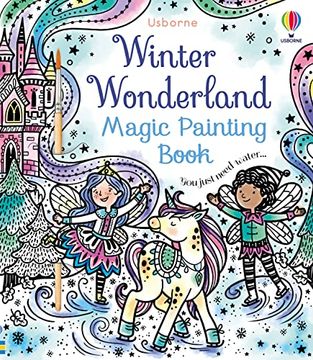 portada Winter Wonderland Magic Painting Book: A Winter and Holiday Book for Kids (Magic Painting Books) 