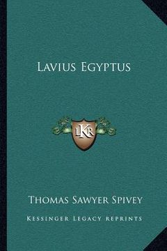 portada lavius egyptus (en Inglés)