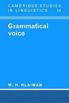 portada Grammatical Voice Paperback (Cambridge Studies in Linguistics) (en Inglés)