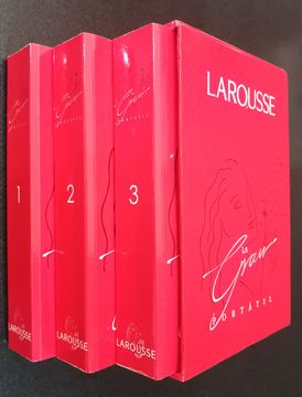 portada Larousse Enciclopedia temática La gran Portátil   3 tomos