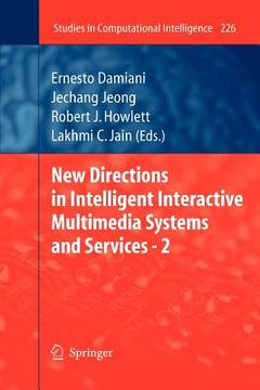 portada new directions in intelligent interactive multimedia systems and services - 2 (in English)