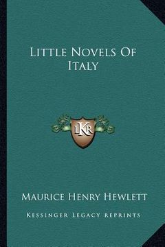 portada little novels of italy (en Inglés)