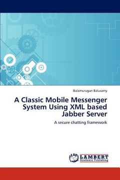 portada a classic mobile messenger system using xml based jabber server (in English)