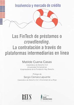 portada Las Fintech de Préstamos o Crowdlending: La Contratación a Través de Plataformas Intermediarias en Línea (Insolvencia y Mercado de Crédito) (in Spanish)