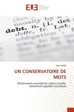 portada Un Conservatoire de Mots (en Francés)