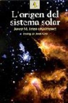 portada l`origen del sistema solar (en Catalá)