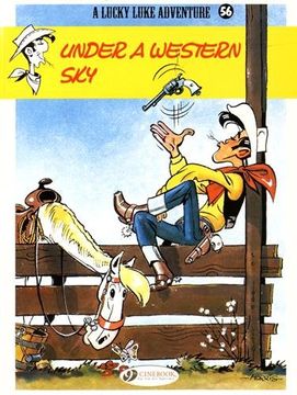 portada Under a Western Sky: Lucky Luke (en Inglés)