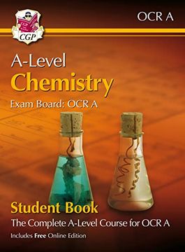 portada New A-Level Chemistry for ocr a: Year 1 & 2 Student Book With Online Edition: Perfect for Catch-Up and the 2022 and 2023 Exams (Cgp A-Level Chemistry) (en Inglés)