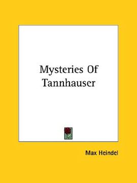 portada mysteries of tannhauser (en Inglés)