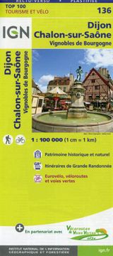 portada Dijon Chalon-Sur-Saôme 1: 100 000 (en Francés)