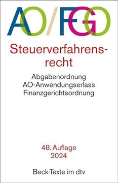 portada Abgabenordnung: Mit Finanzgerichtsordnung und Nebengesetzen (Beck-Texte im Dtv)