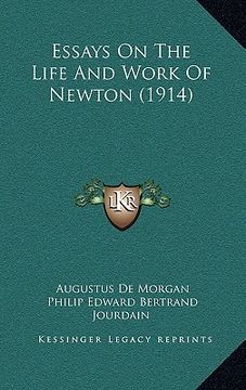 portada essays on the life and work of newton (1914) (en Inglés)