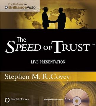 portada the speed of trust: live presentation