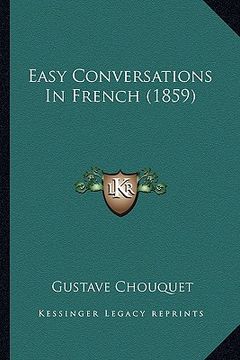 portada easy conversations in french (1859) (en Inglés)