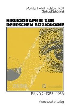 portada Bibliographie Zur Deutschen Soziologie: Band 2: 1983-1986 (in German)