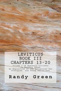 portada leviticus book iii: chapters 13-20 (en Inglés)