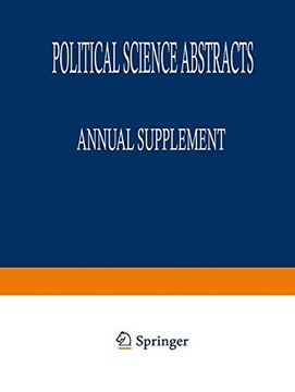 portada Political Science Abstracts: 1994 Annual Supplement