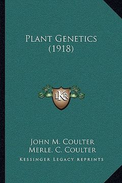 portada plant genetics (1918) (in English)