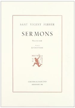 portada Sermons Vi. V.Ferrer