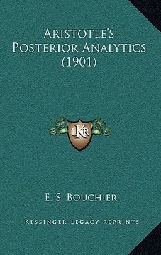 portada aristotle's posterior analytics (1901) (en Inglés)