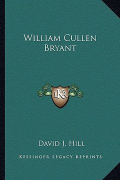 portada william cullen bryant (en Inglés)