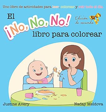 portada El¡ No no no! Libro Para Colorear: Uno Libro de Actividades Para Leer, Colorear y Reír Todo el día (2) (in Spanish)